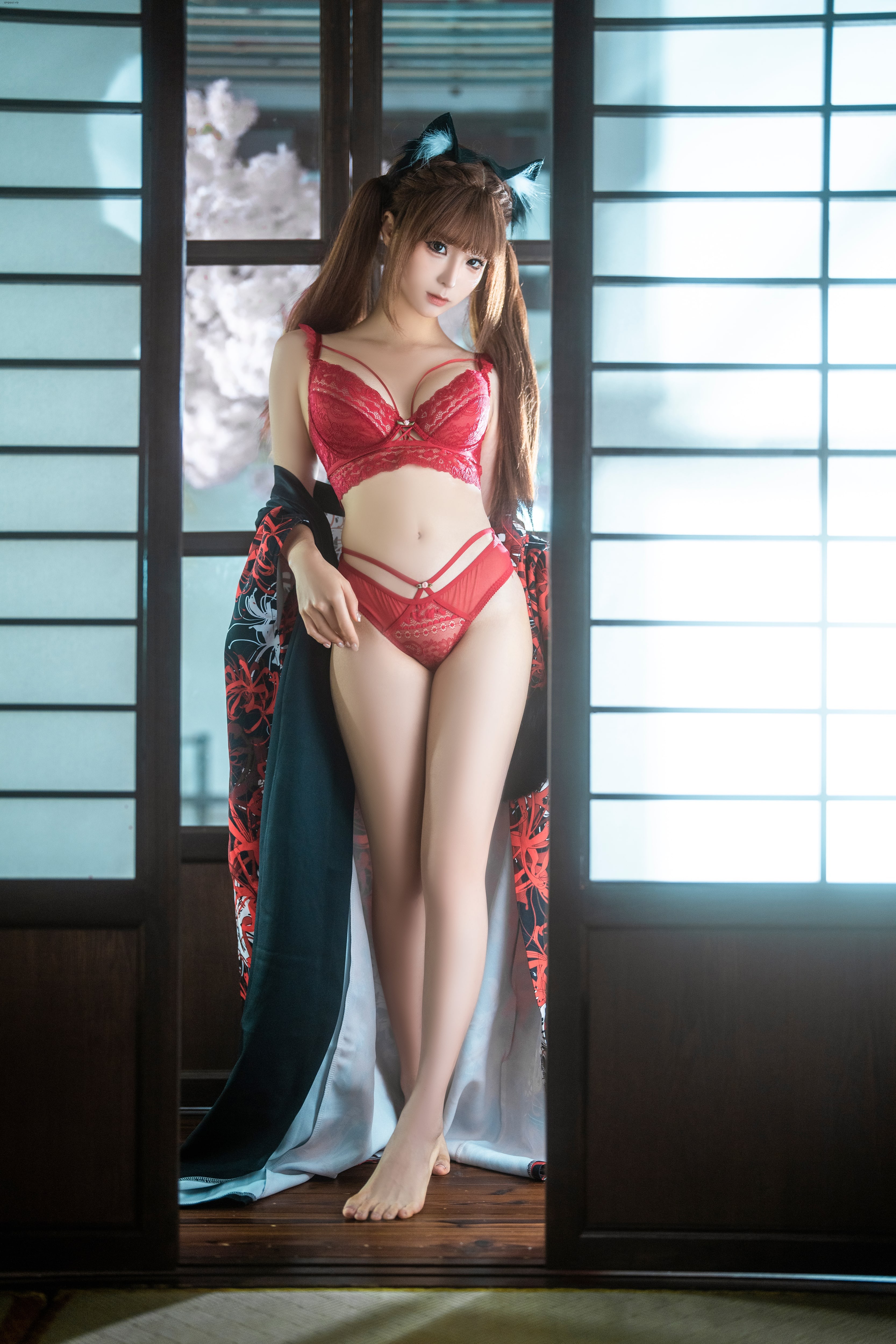 蠢沫沫  捆绑和服 第4张图片