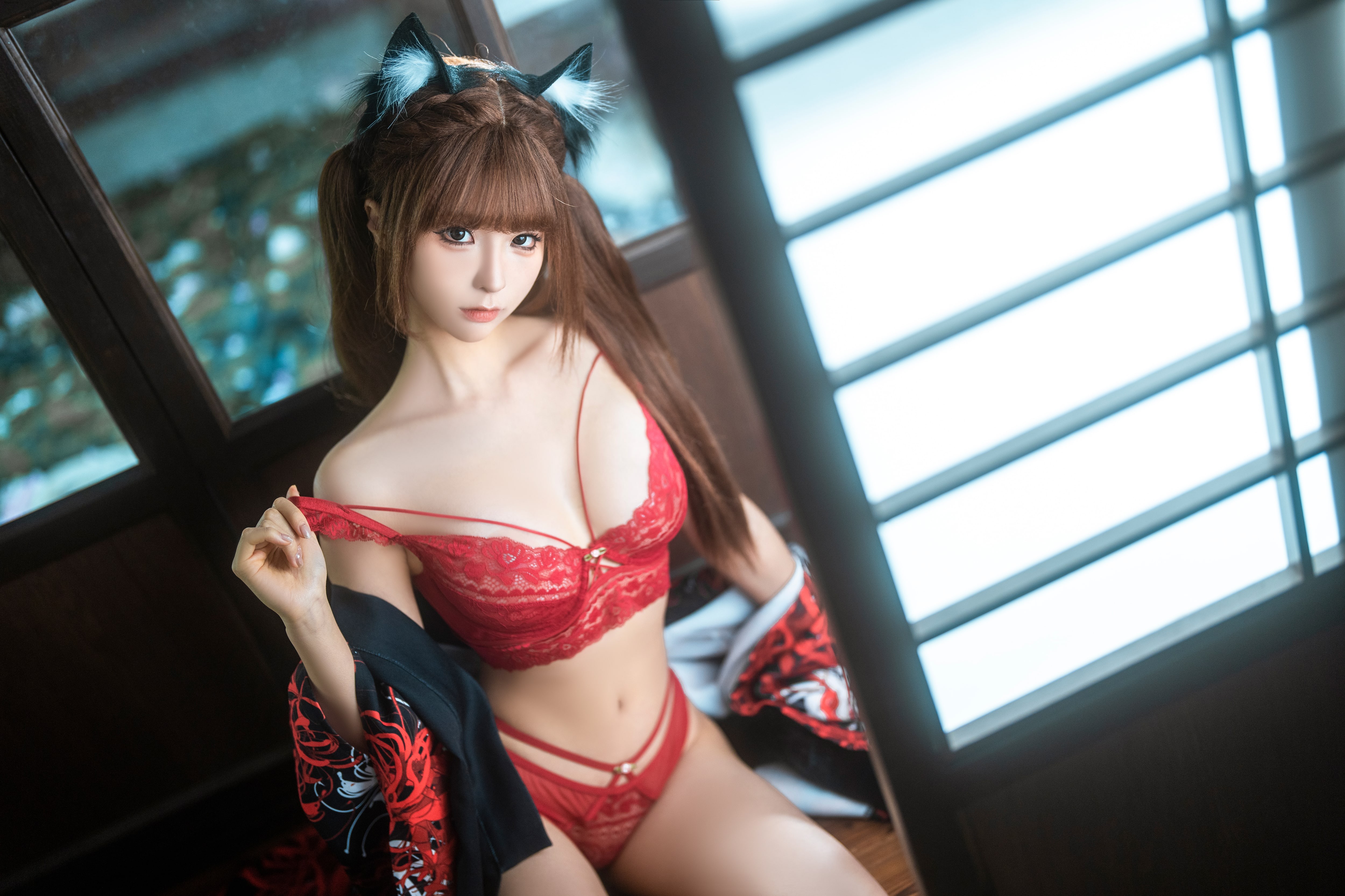 蠢沫沫  捆绑和服 第14张图片