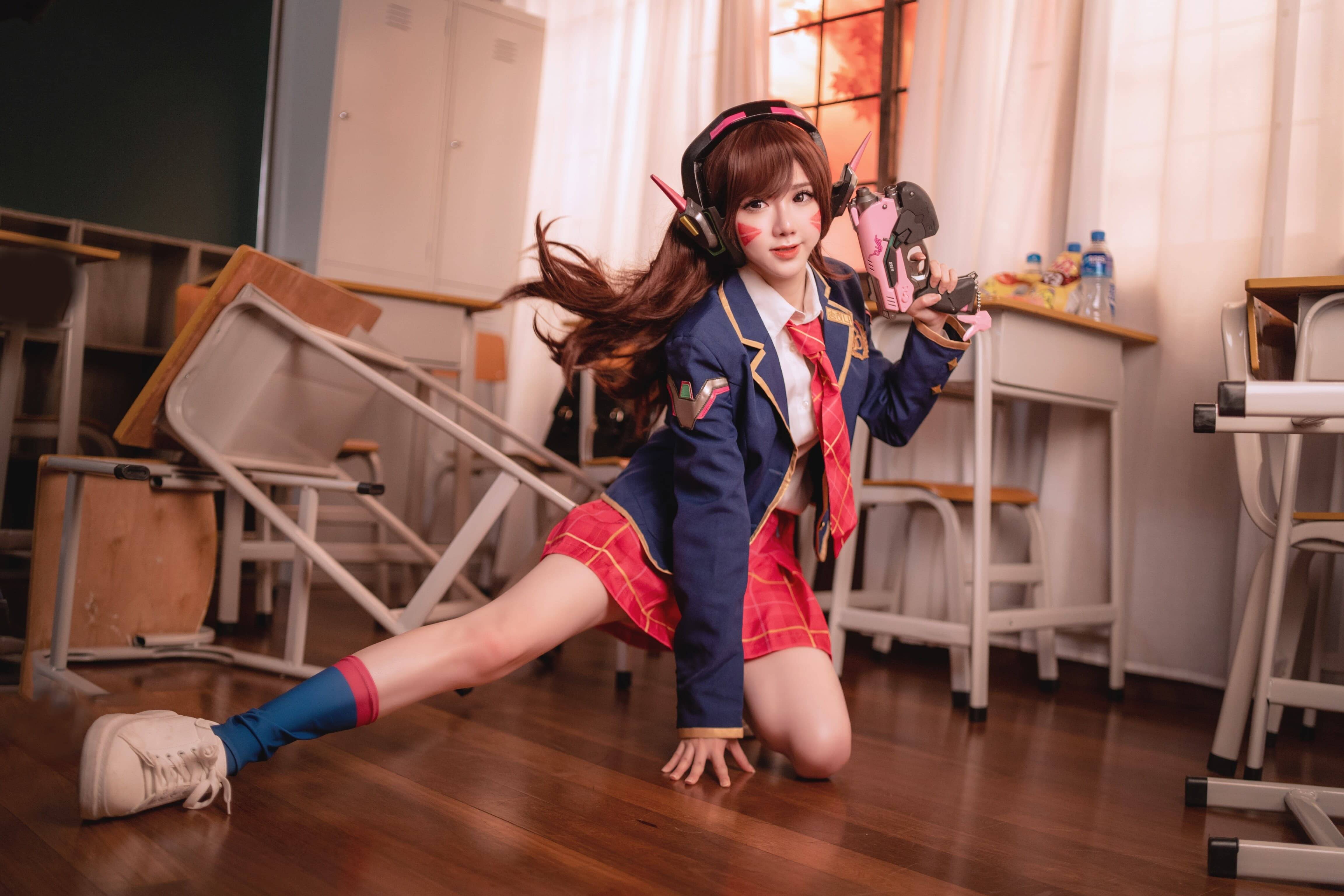 Sally Dorasnow - D.Va School Girl 第11张图片