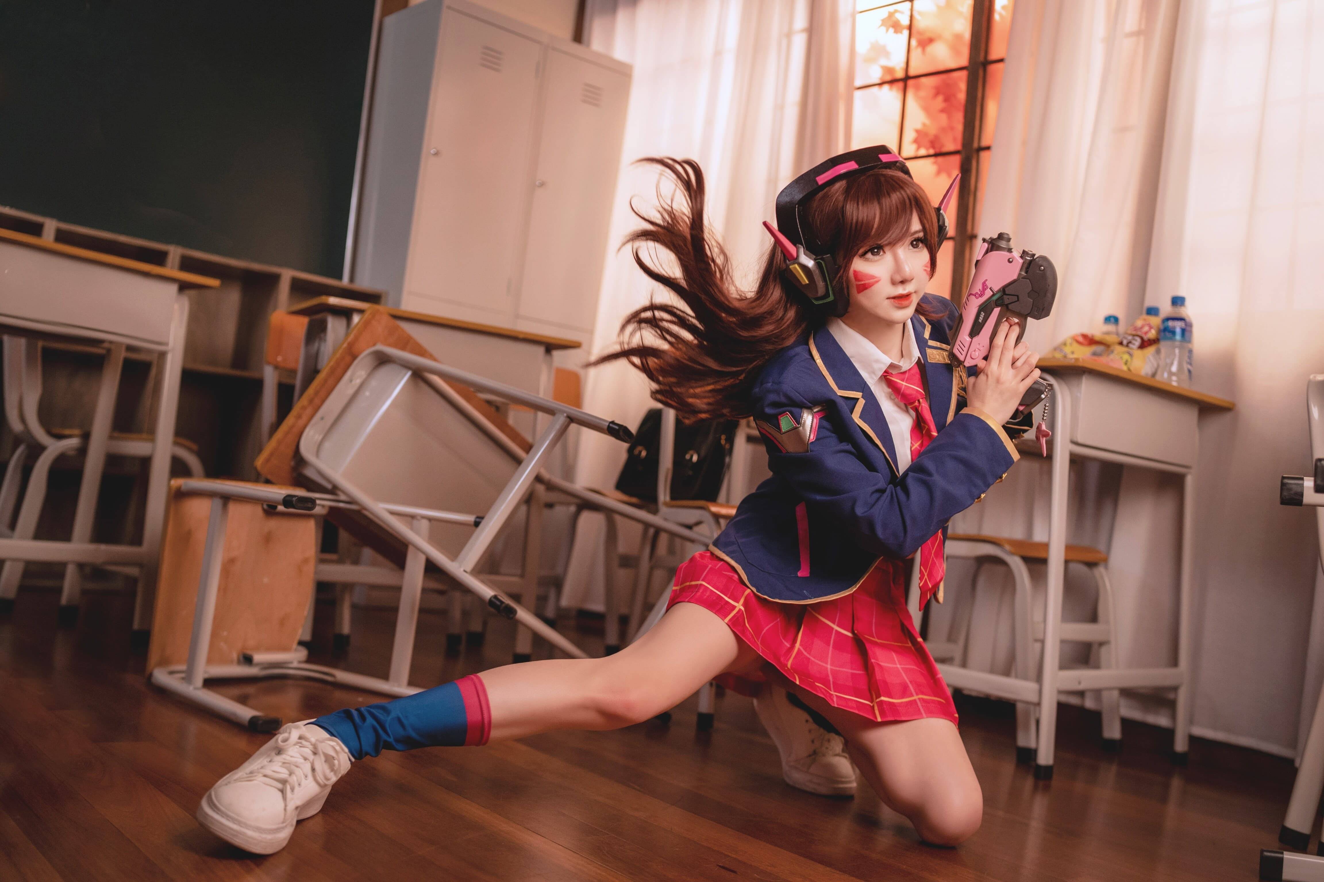 Sally Dorasnow - D.Va School Girl 第12张图片