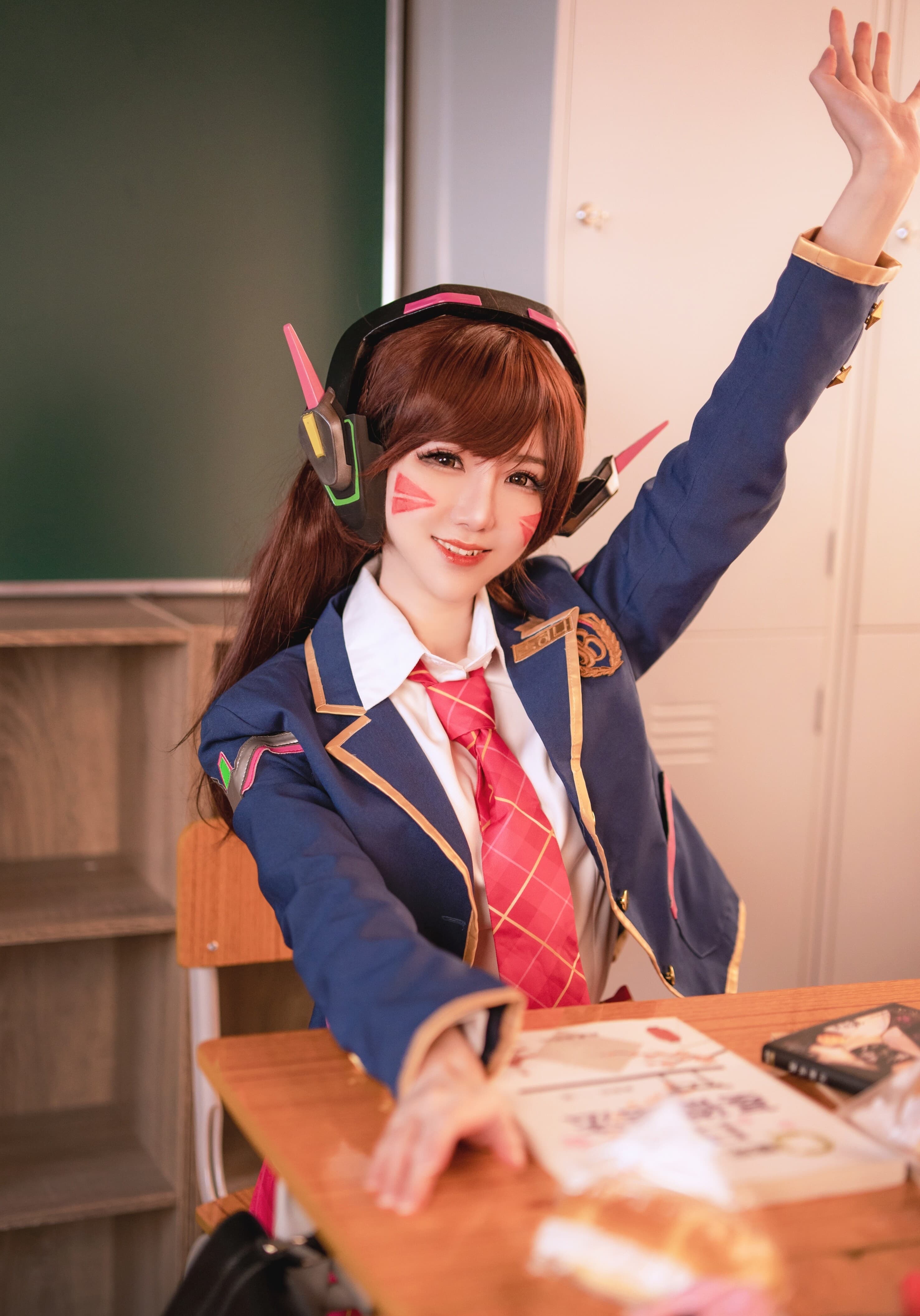 Sally Dorasnow - D.Va School Girl 第18张图片