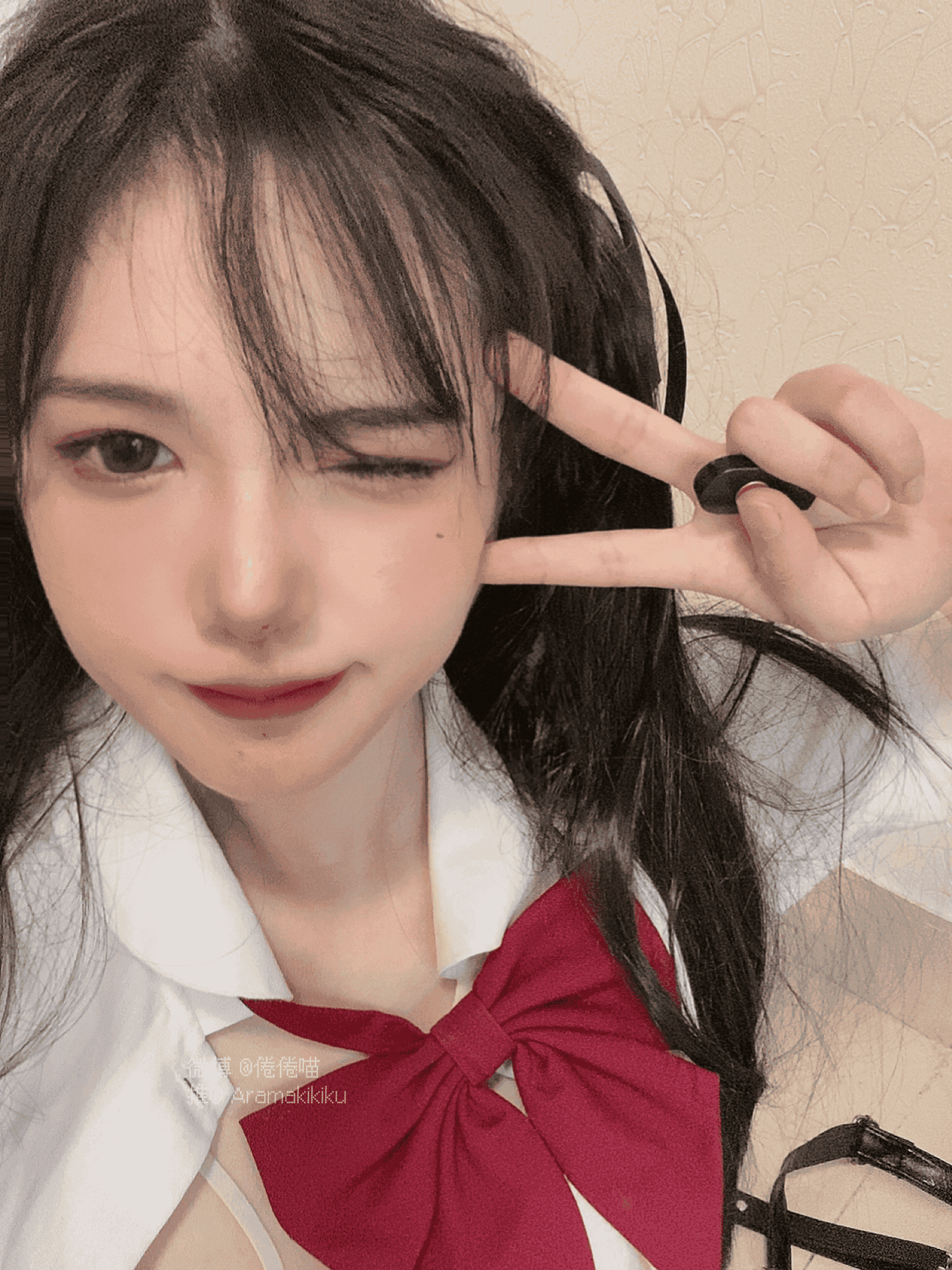 倦倦喵 - 氛围性感jk制服 第9张图片