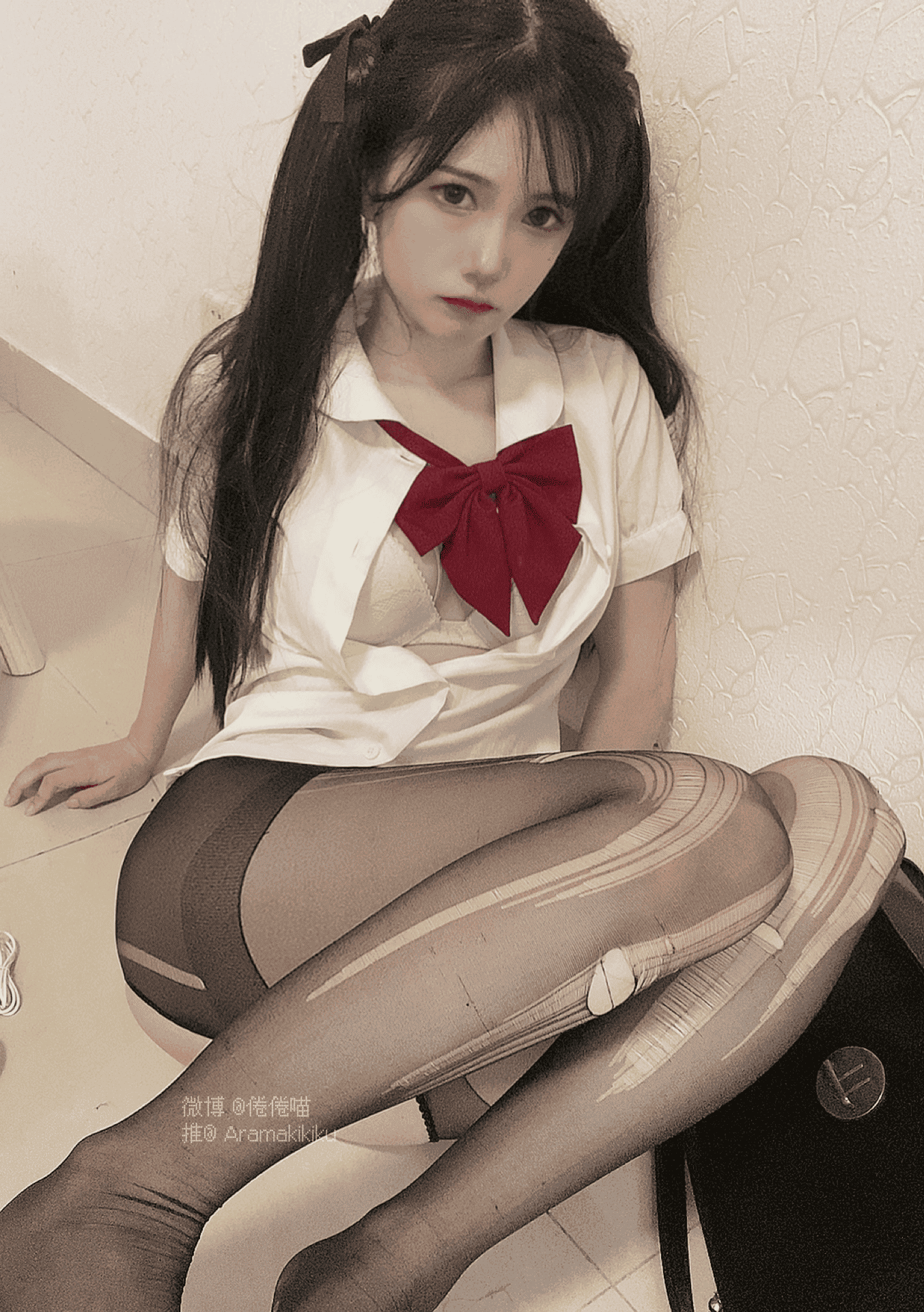 倦倦喵 - 氛围性感jk制服 第30张图片