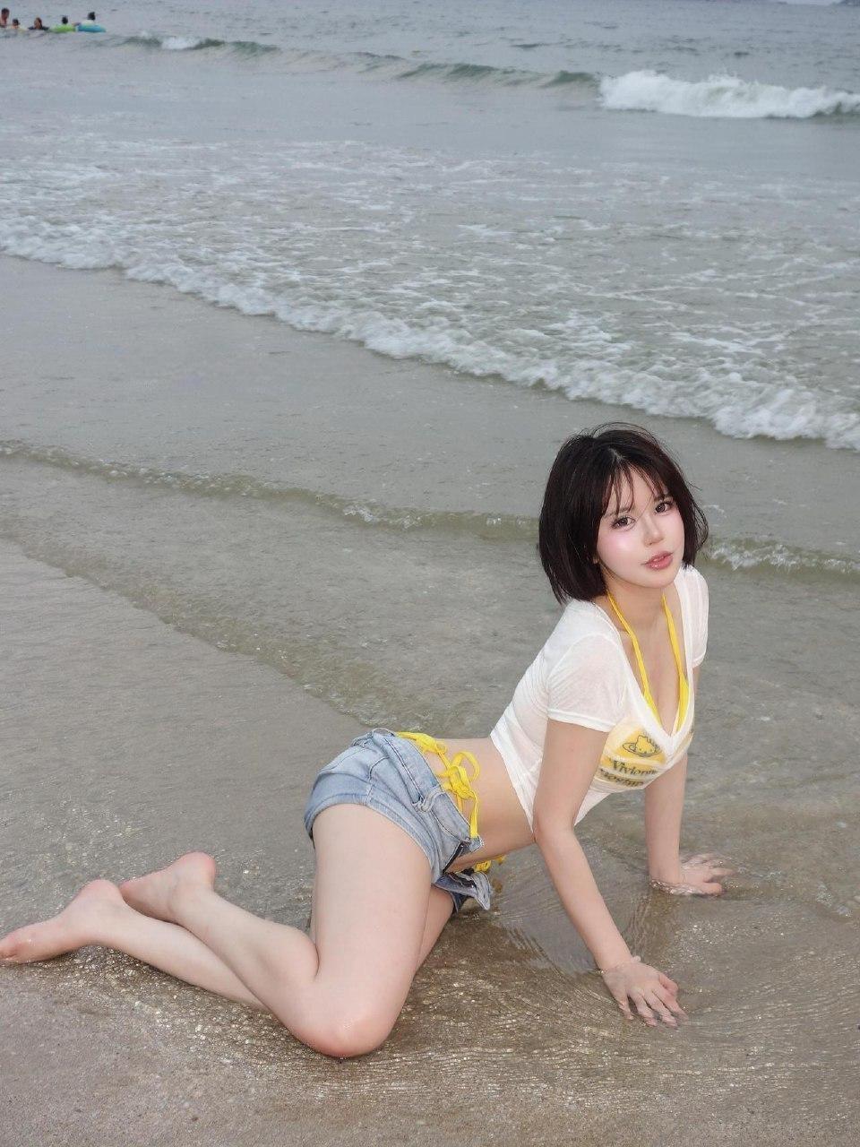 Tina很妖孽呀 - 海边春色 第4张图片