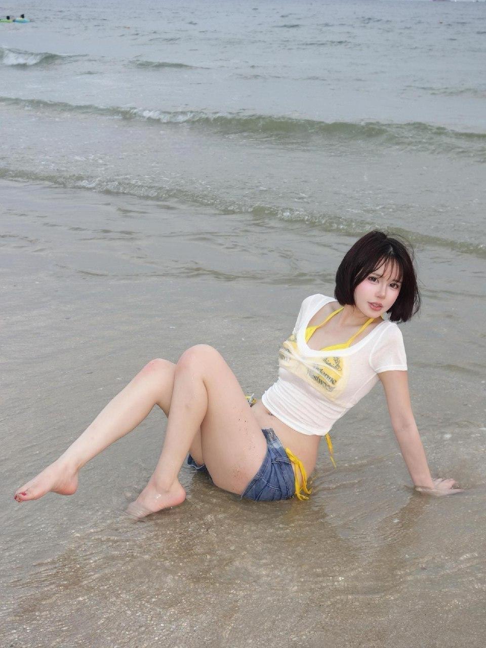 Tina很妖孽呀 - 海边春色 第9张图片