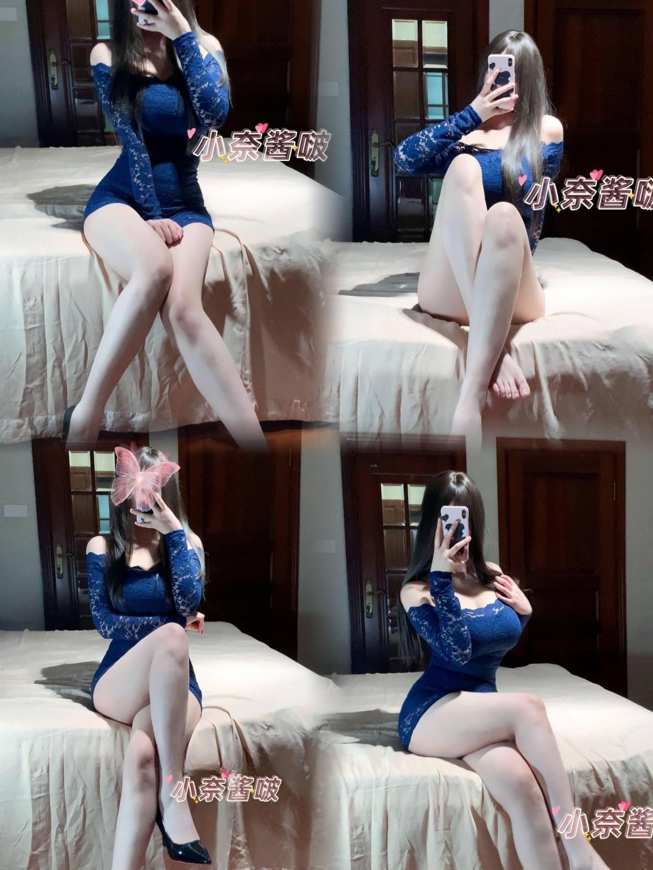 小奈酱啵 - 蓝色束身爆乳 第9张图片