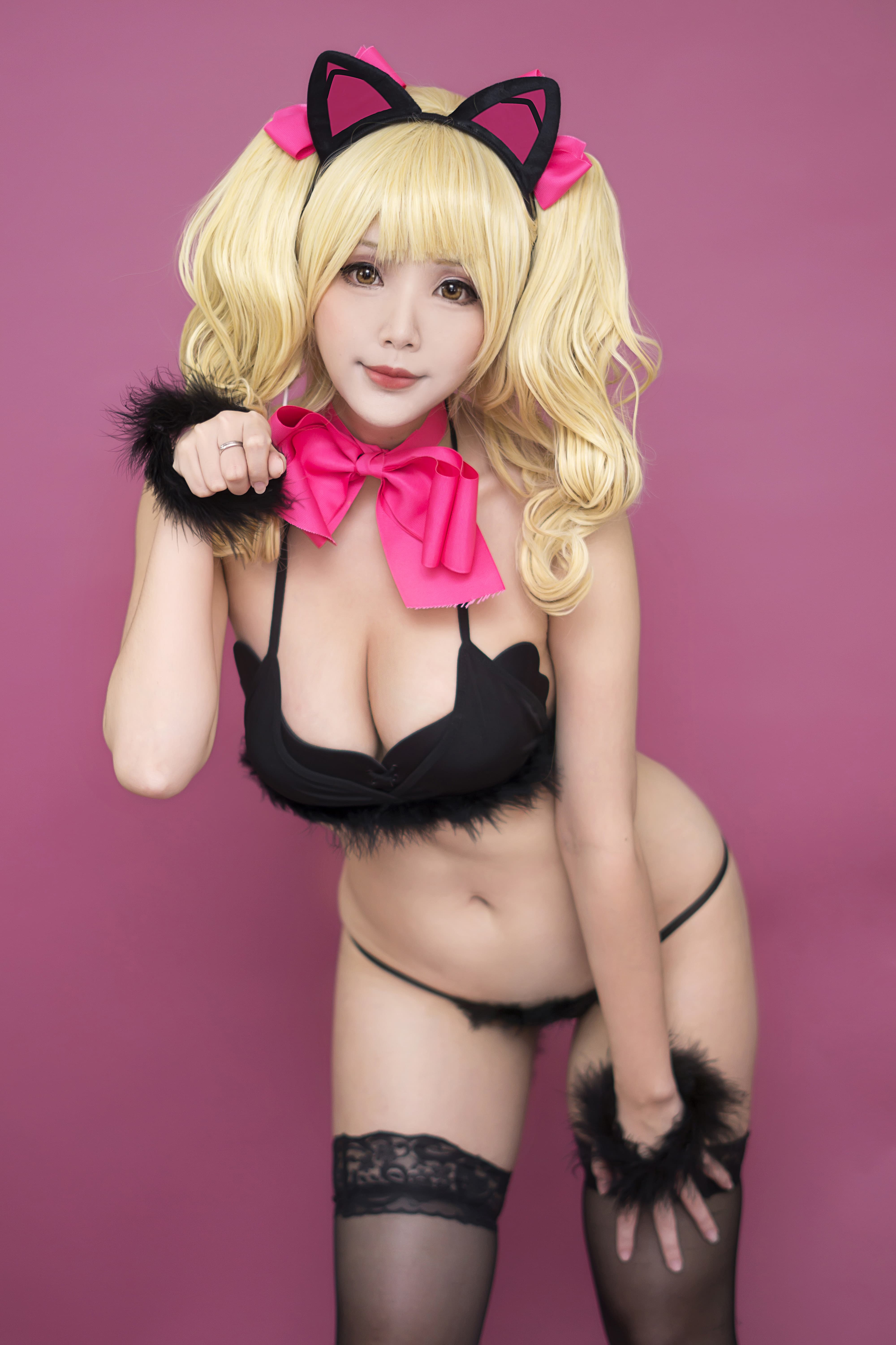 Hana Bunny - Black Cat D.Va (Overwatch) 第2张图片